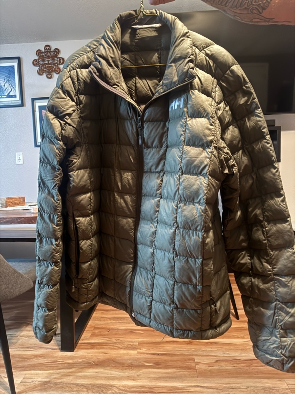 Helly Hansen Olive Quilted Insulator Jacket